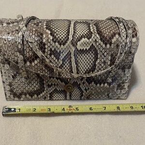 Vintage Snake Skin Handbag